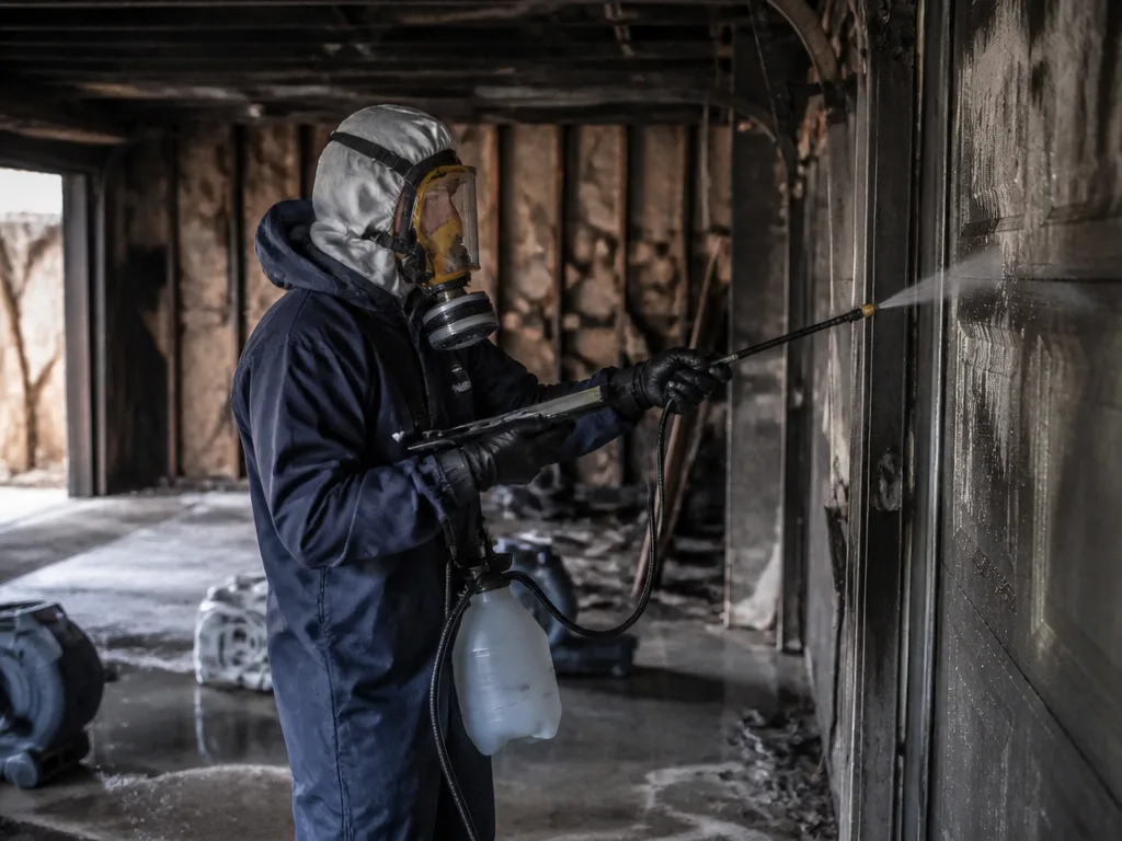 Garage Fire Cleanup