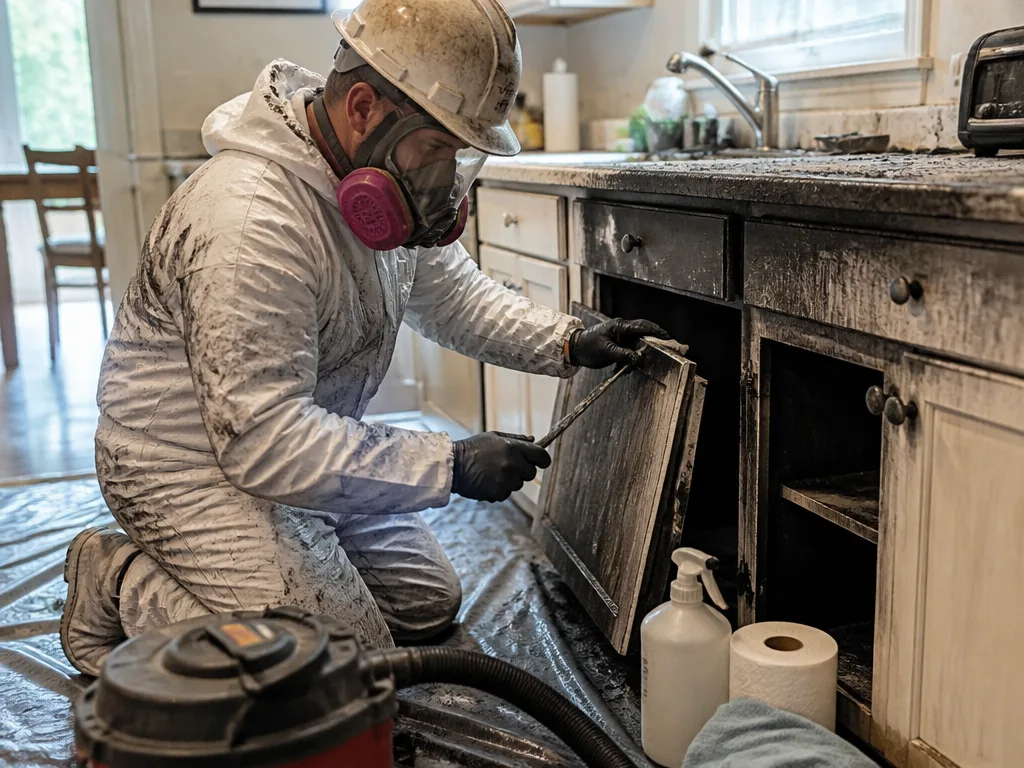 Kitchen Fire Cleanup